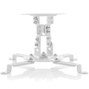 Supporto a soffitto per videoproiettore "Prime", universale, fisso da 15cm (bianco)