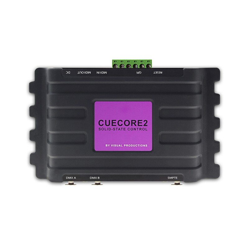 Visual Productions - CueCore2 - Multi-protocol architectural lighting controller, 2 x DMX-512 universes