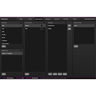 Visual Productions - TimeCore - Time Code generator, converter and display