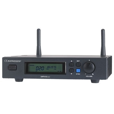 UHF410-Base  - UHF True Diversity receiver with auto scan function and transport case