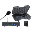 PACK-UHF410-Lava  - Set including a UHF True Diversity receiver + a bodypack and a Lavalier microphone in their transport case