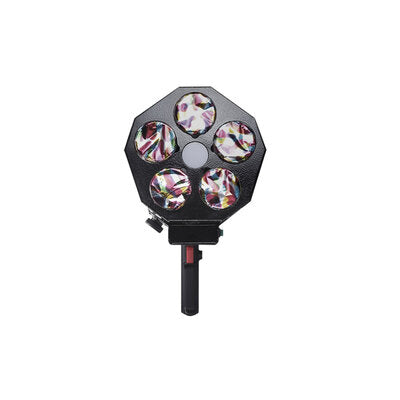 DJPower - 5-output electric confetti gun, built-in lithium battery, various color confetti cannons