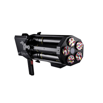 DJ Power - R-7 - 5-output electric confetti gun, built-in lithium battery, various color confetti cannons