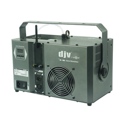 DJV by DJ Power - Mini haze machine, new and fast heater, 3 L fluid tank, 12.5 h on full output, DMX control