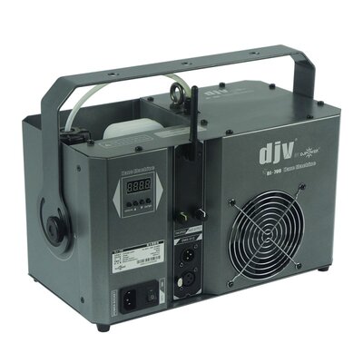 DJV by DJ Power - Mini haze machine, new and fast heater, 3 L fluid tank, 12.5 h on full output, DMX control