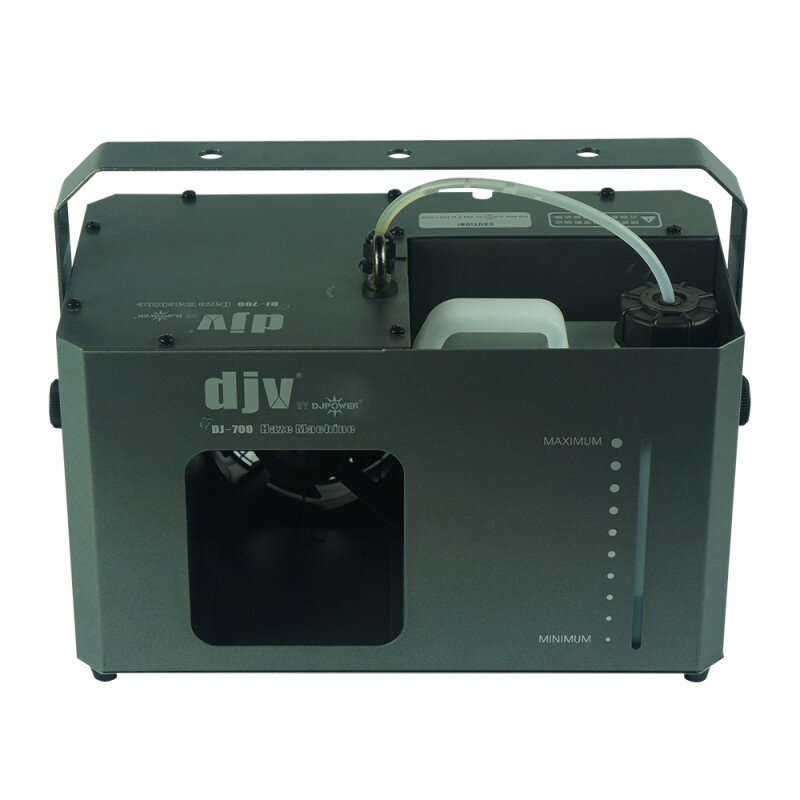 DJV by DJ Power - DJ-700 - Mini haze machine, new and fast heater, 3 L fluid tank, 12.5 h on full output, DMX control