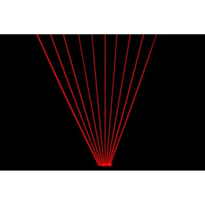 Laserworld - 1200 mW beambar red laser bar, 10 single beam outputs, analogue modulation