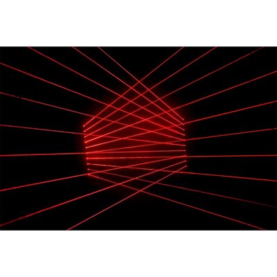 Laserworld - BeamBar 10R MK3 - 1200 mW beambar red laser bar, 10 single beam outputs, analogue modulation
