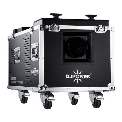 DJ Power - X-SW2000 - Water-fog machine integrated in a flight case, 2000 W, drain holes design for both water tank and fluid tank