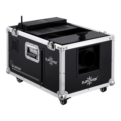 X-SW1500 - Compact size water-fog machine integrated in a flight case, drain holes design for both water / fluid tank