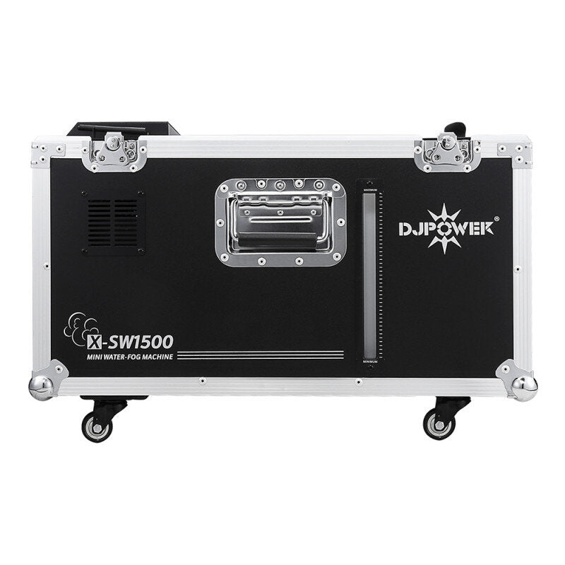 DJ Power - X-SW1500 - Compact size water-fog machine integrated in a flight case, drain holes design for both water / fluid tank