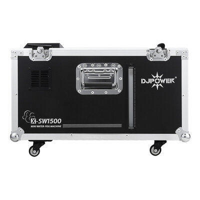 X-SW1500 - Compact size water-fog machine integrated in a flight case, drain holes design for both water / fluid tank