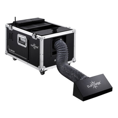 DJ Power - X-SW1500 - Compact size water-fog machine integrated in a flight case, drain holes design for both water / fluid tank