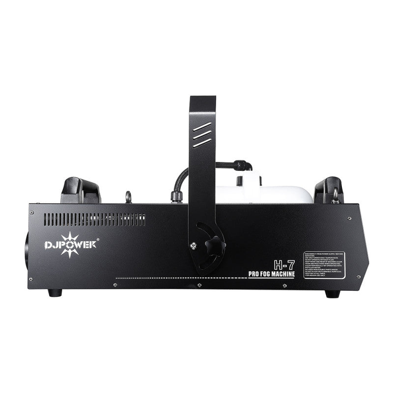 DJ Power - H-7 - Professional fog machine, enormous output of 40,000 cuft/min, LCD + wireless + DMX control