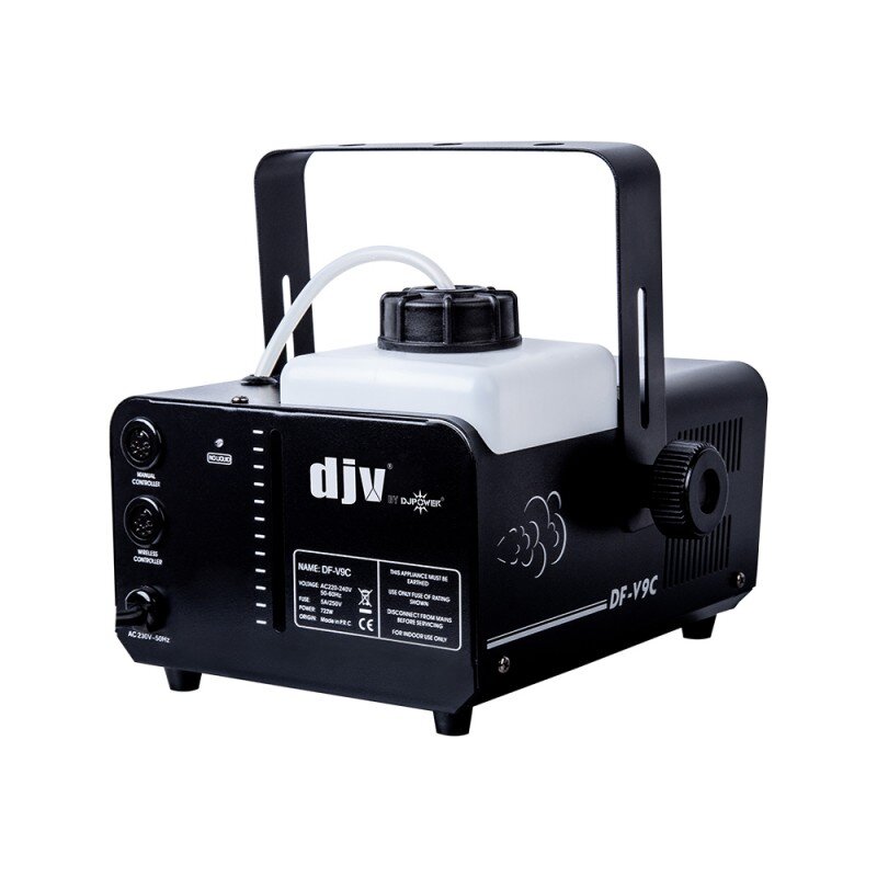 DJV by DJ Power - DF-V9C - 750 W fog machine, max. output distance ca. 3 m, tank 1.3 L