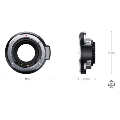 Blackmagic Design - Blackmagic URSA Mini Pro EF Mount - Optional EF lens mount