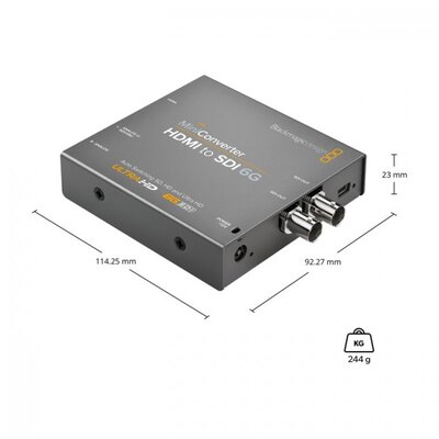 Blackmagic Design - Mini Converter - HDMI to SDI 6G - HDMI to SDI 6G converter up to Ultra HD with audio