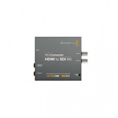 Blackmagic Design - Mini Converter - HDMI to SDI 6G - HDMI to SDI 6G converter up to Ultra HD with audio