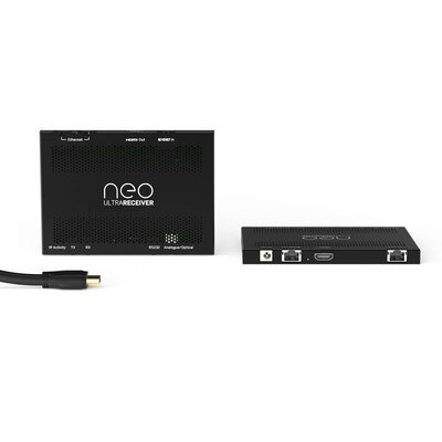 Pulse-Eight - HDBT2-U-EXSET - HDMI extender set, extend 4K up to 70 m and 1080p to 100 m over CAT5e 
/ 6 / 7, 18 Gbps, DSC (Display Stream Compression)