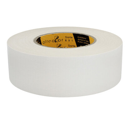 Allcolor - Gaffer Tape matt 691-50 white  - Polyethylen-coated cloth tape, matt, waterproof, white, width 50 mm, length 50 m