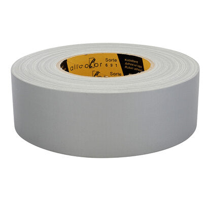 Allcolor - Gaffer Tape matt 691-50 silver  - Polyethylen-coated cloth tape, matt, waterproof, silver 50 mm