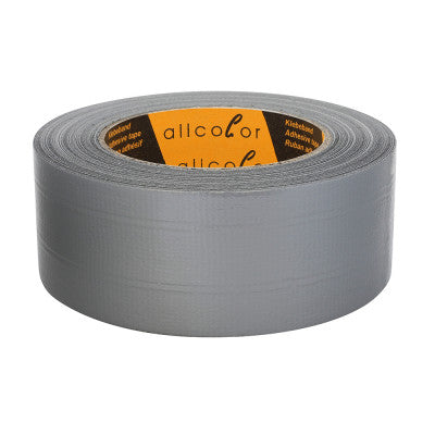 Allcolor - All Purpose Tape 402 silver  - Heavy duty, waterproof, plastic coated fabric tape, silver 48 mm