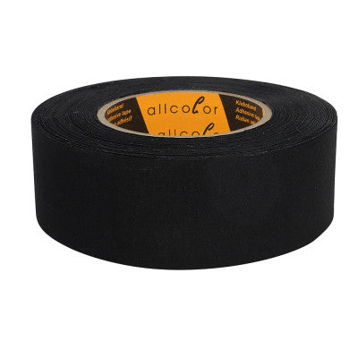 Allcolor - Textile Tape 669 black  - Rayon staple cloth carrier tape, black 50 mm