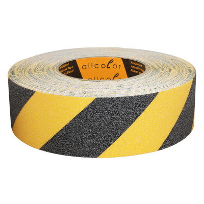 Allcolor - Safety Tape 530 black-yellow  - PVC anti slip tape, black-yellow 50 mm