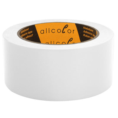 Allcolor - Dance floor PVC Tape 670 white  - Matt soft PVC tape, white 50 mm