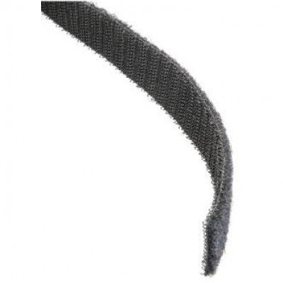 Allcolor - Velcro male  - male velcro loop strip, black 20 mm