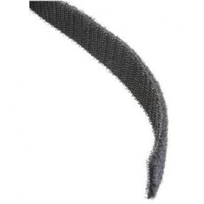 Allcolor - Velcro female  - female velcro loop strip, black 20 mm