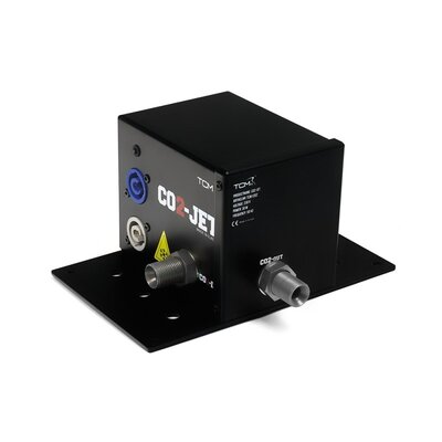 The Confetti Maker - Small device designed to blow white clouds of CO2, 3/8" tube inlet and powerCOM IN/OUT