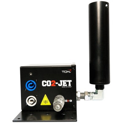 The Confetti Maker - CO2 Jet - Small device designed to blow white clouds of CO2, 3/8" tube inlet and powerCOM IN/OUT