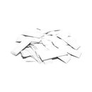 The Confetti Maker - Slow-fall confetti rectangles - White - White slow-fall rectangular high quality confetti for professional use, 55 x 17 mm
