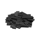 The Confetti Maker - Slow-fall confetti rectangles - Black - Black slow-fall rectangular high quality confetti for professional use, 55 x 17 mm