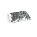 The Confetti Maker - Slow-fall metallic confetti rectangles - Silver - Metallic silver slow-fall rectangular high quality confetti for professional use, 55 x 17 mm