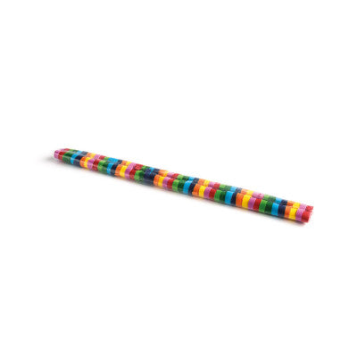 The Confetti Maker - Streamer 5 m x 0,85 cm - Multicolour - Multicolour flameproof streamer, 5 m x 0.85 cm, sleeve of 100 streamers