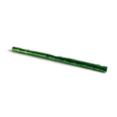 The Confetti Maker - Metallic Streamer 10m x 1,5 cm - Green - Metallic green flameproof streamers, 10 m x 1.5 cm, sleeve of 32 streamers