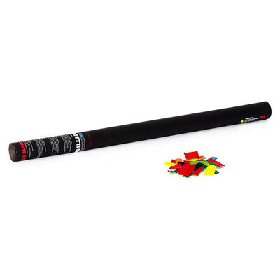 The Confetti Maker - Handheld Cannon 80 cm confetti - Multicolour - 80 cm manual confetti cannon pre-filled with multicolored paper high quality confetti