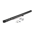 The Confetti Maker - Electric Cannon 80 cm confetti - White/Silver - 80 cm electric confetti cannon pre-filled with white paper + silver metallic high quality confetti