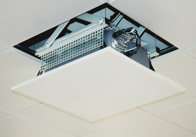 Supporto Elettrico per Proiettore Controsoffitto Provis 15kg 30cm