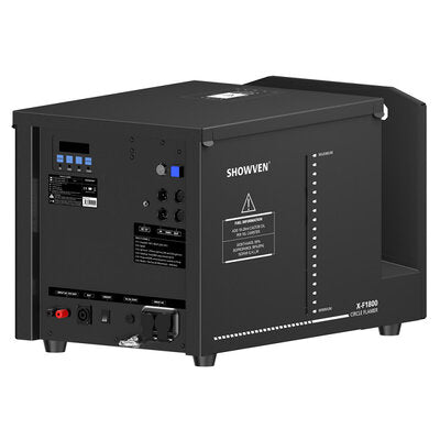 Sparkular - Circle Flamer X-F1800 - Fluid driven flamer system with 210° swiveling angles, 8 - 10 m flames, 88 preset flame effect sequences