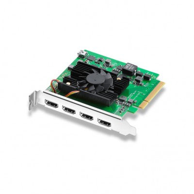 Blackmagic Design - DeckLink Quad HDMI Recorder - 4 HDMI capture card for capturing up to four 4K formats simultaneously 
