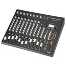 Audiophony - 12 CH analogue mixer with MIC / line inputs, compressor and effects, USB / SD / BT player