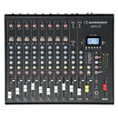 Audiophony - MPX12  - 12 CH analogue mixer with MIC / line inputs, compressor and effects, USB / SD / BT player
