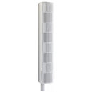 iLINE83Bw  - 160 W @ 16 ohm column with 8 x 3" speakers with stackable connector base - white
