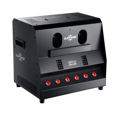 DJ Power - WP-2 - Bubble fog machine, 6 x 8 W RGBY LED, 2 fans, built-in LCD and DMX control