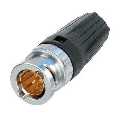 Neutrik - NBNC75BLP9  - BNC 75 ohm Cable Connector, RearTWIST series, Pin 1,6 mm, Shield 6,47 mm