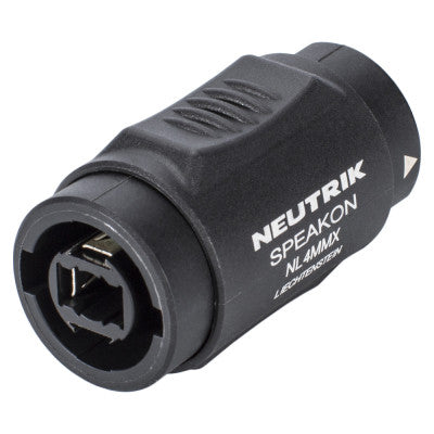 Neutrik - NL4MMX  - Lockable 4 pole speakON adapter