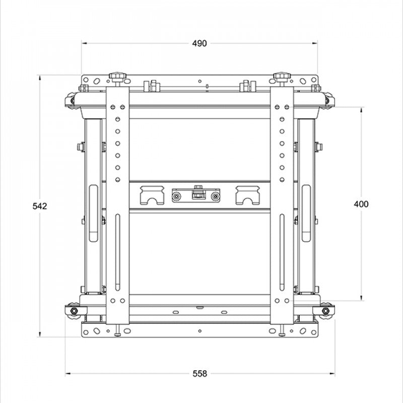 Multibrackets - PM5000 - Push and Pull LIGHT VESA 400x400